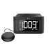 iLuv TimeShaker 6Q Wow Bluetooth LCD Dual-Alarm Clock with Qi Wireless Charging Pad and Bed Shaker