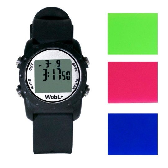 WOBL +  Vibrating Watch - Black
