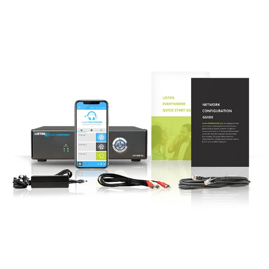 Listentech Audio Everywhere Two Channel Server - Assistive Listening for Smart Phones
