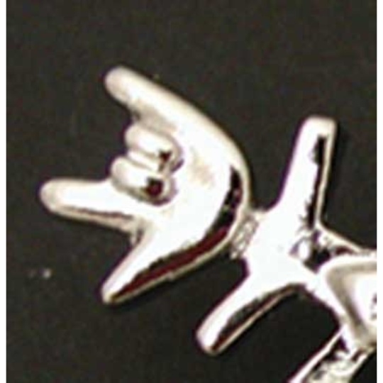 ILY Snowflake Pin