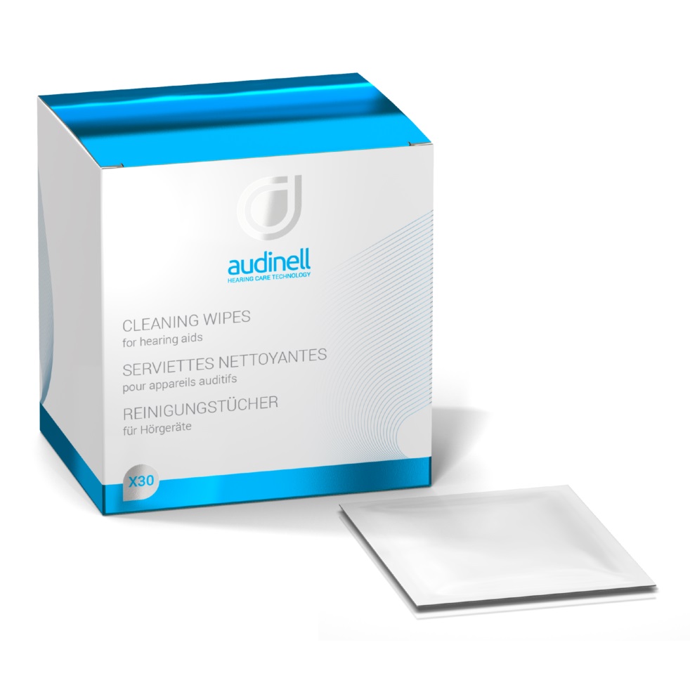 Audinell Cleaning Wipes - 30 Individually Wrapped Wipes