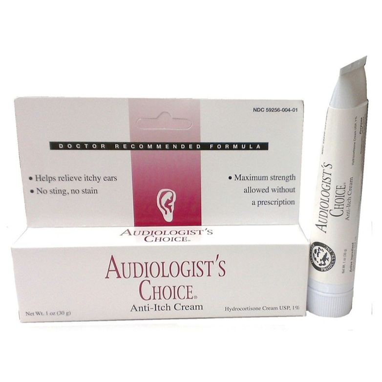 AntiItch Ear Cream Itchy Ears Remedy Hydrocortisone Treatment