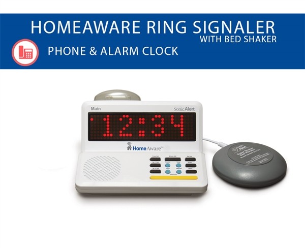 Sonic Alert HomeAware Main Unit + Bed Shaker