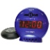 Sonic Alert Sonic Bomb SBB500ss Vibrating Alarm Clock | Blue