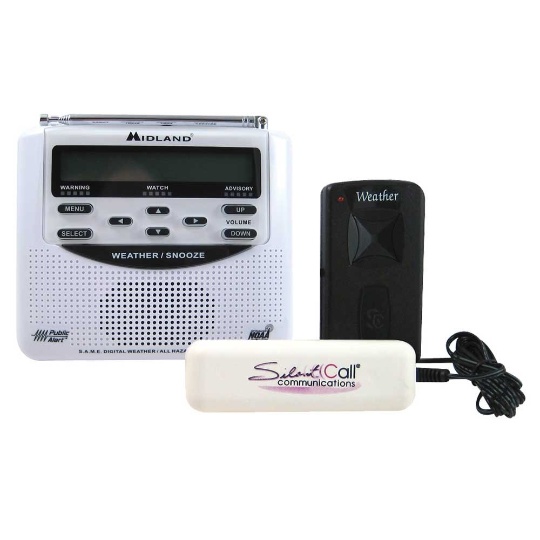 Midland Weather Alert Radio with Silent Call Bed Shaker