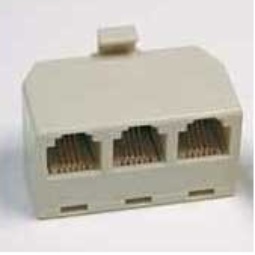 Multi-Phone Line Adapter 3-Jack