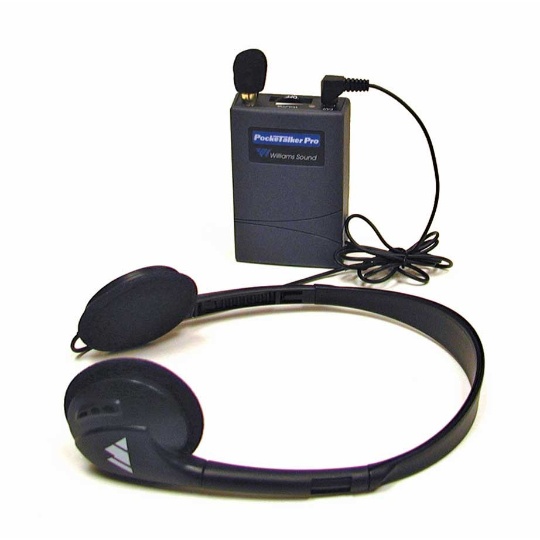 Williams Sound Pocketalker Pro Personal Sound Amplifier with Deluxe Folding Headphone H21