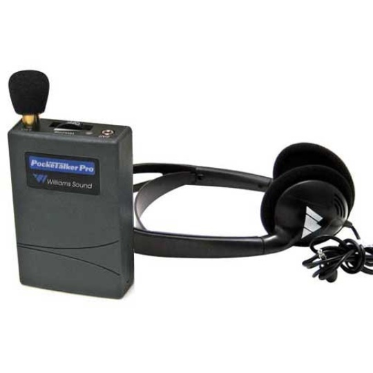 Williams Sound Pocketalker Pro Personal Sound Amplifier with Heavy Duty Folding Headphone H27