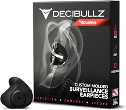 Decibullz Surveillance Earpieces + Isolation | Black