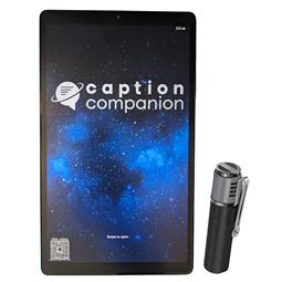Caption Companion - Live Transcription Tablet with SmartMic
