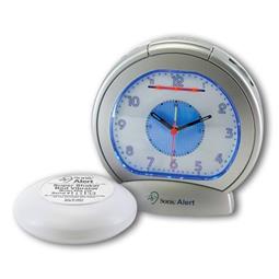 Sonic Alert Sonic Boom SBA475ss Vibrating Analog Alarm Clock | Silver