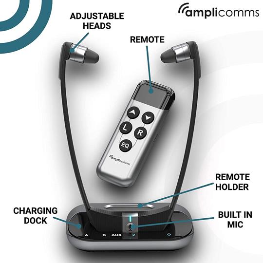 Amplicomms TV3500 TV Listening System