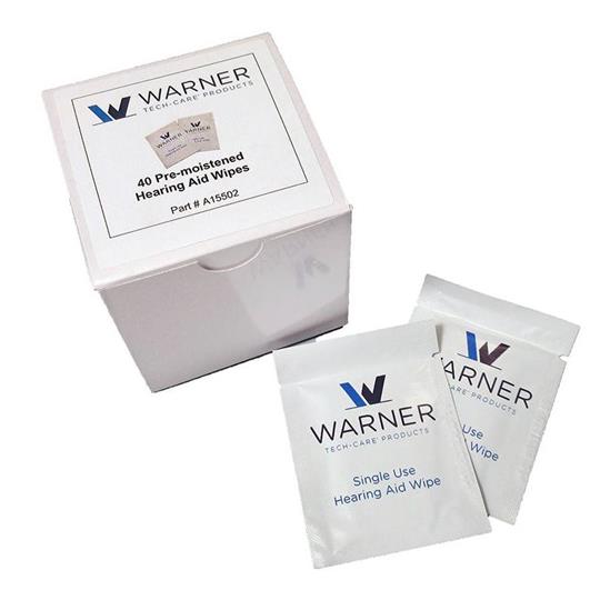 Tech-Care Hearing Aid Wipes | Box of 40 | Individually Wrapped