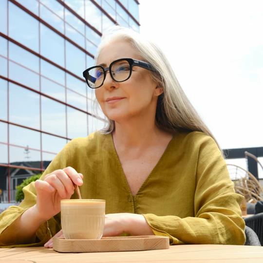 Captify Myvu Smart Glasses | Black (Non-Prescription Lenses)