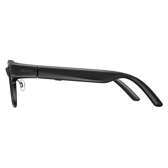Captify Pro Smart Glasses | Black (Non-Prescription Lenses)