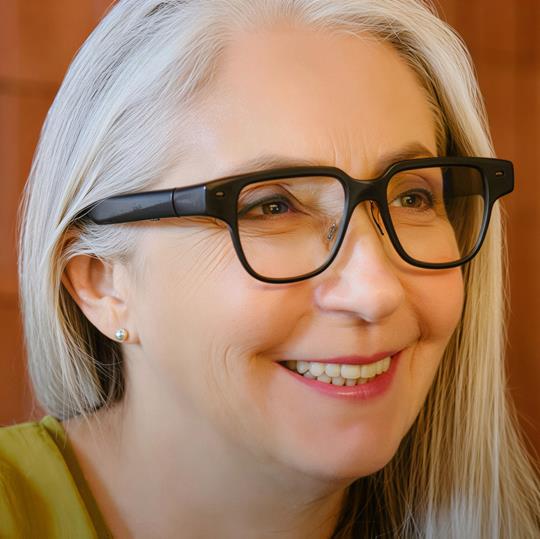 Captify Pro Smart Glasses | Black (Non-Prescription Lenses)
