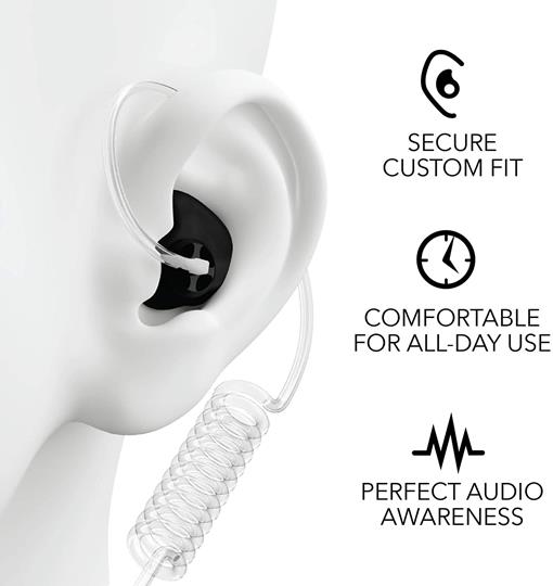 Decibullz Surveillance Earpieces + Awareness | Black