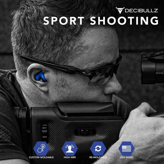 Decibullz Earplugs | Blue