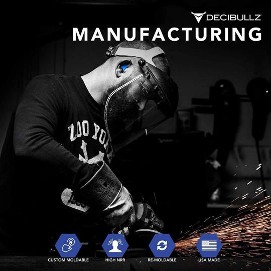 Decibullz Earplugs | Blue