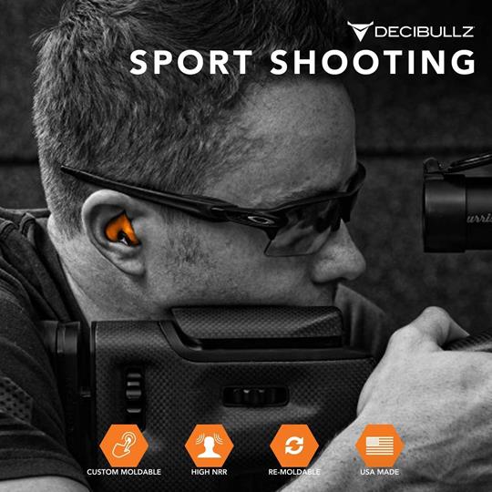 Decibullz Earplugs | Orange