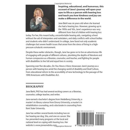 Do You Have A Voice: Memoirs of My Journey with Deaf and Hard of Hearing People
