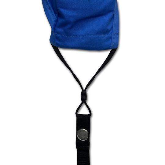 Mist Away Communication Mask with Clear, Anti-fog Window - Blue