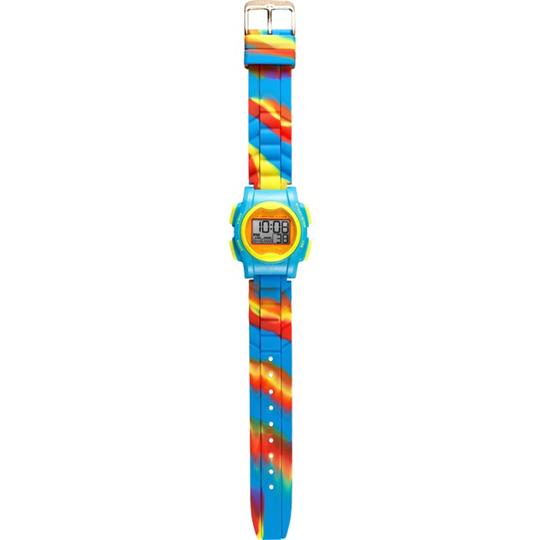 Global VibraLITE MINI Vibrating Watch with Multicolor Silicone Band