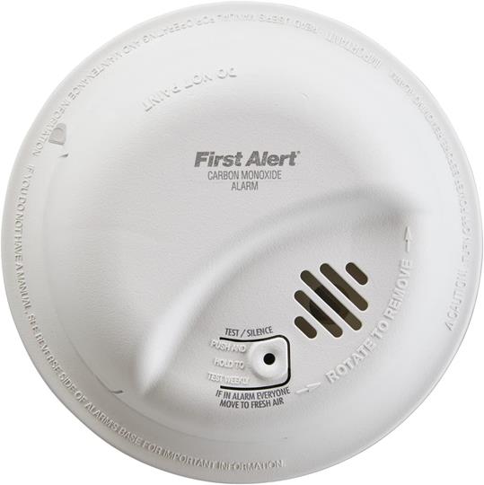 First Alert CO5120BN Hard-Wired Carbon Monoxide Alarm with Backup