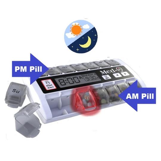 Med-Q White Automatic Pill Dispenser