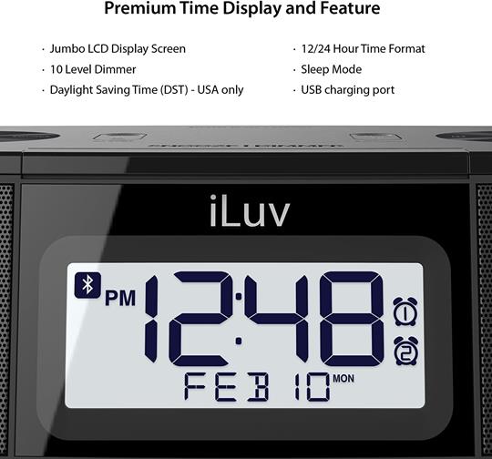 iLuv TimeShaker Super Vibrating Alarm Clock