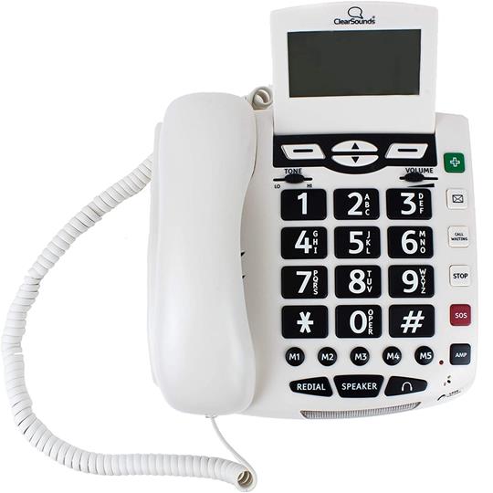 ClearSounds CSC600 UltraClear White Amplified Phone