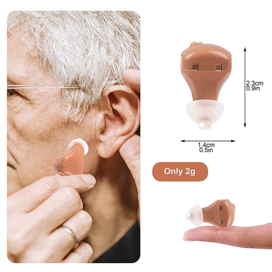 Hear+Hi Acuity ITC | Digital Hearing Amplifier Earphones