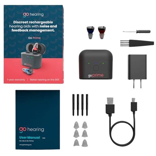 Go Prime Rechargeable OTC Hearing Aids