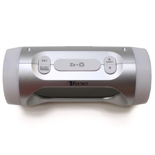 Krown Visual VibeAlert Alarm Clock with Bed Shaker