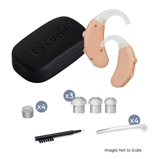 Lucid Hearing Enrich | Behind-the-Ear OTC Hearing Aids (Pair)