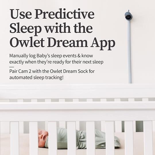 Owlet Cam 2 | Smart HD Video Baby Monitor | Bedtime Blue