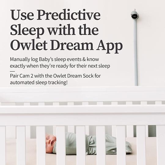 Owlet Cam 2 | Smart HD Video Baby Monitor | Sleepy Sage