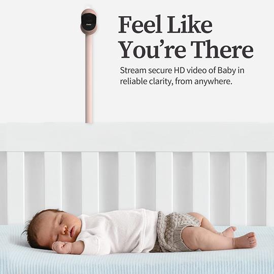 Owlet Cam 2 | Smart HD Video Baby Monitor | Dusty Rose