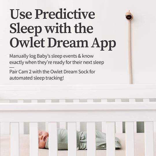 Owlet Cam 2 | Smart HD Video Baby Monitor | Dusty Rose