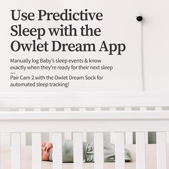 Owlet Cam 2 | Smart HD Video Baby Monitor | White