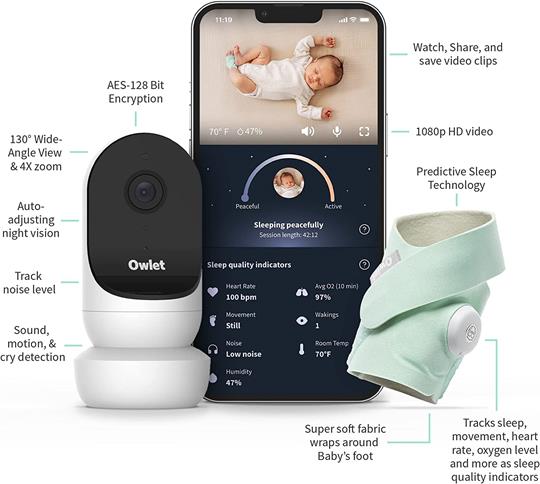 Owlet Dream Duo 2 | Deep Sea Green