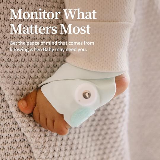 Owlet Dream Sock | Smart Baby Monitor | Bedtime Blue