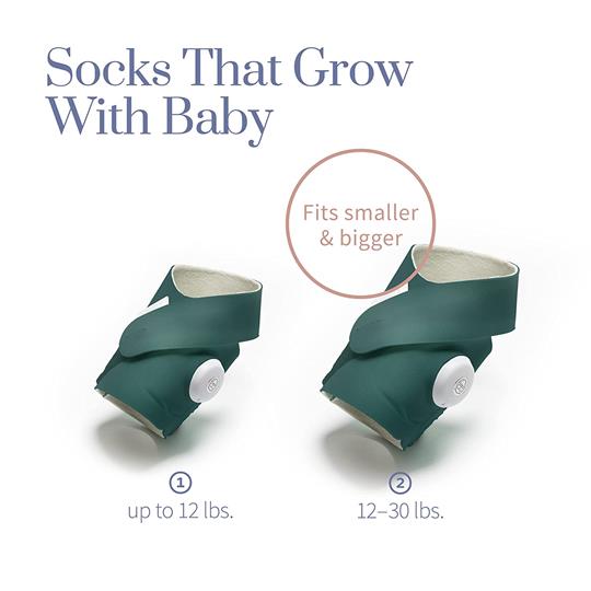 Owlet Dream Sock | Smart Baby Monitor | Deep Sea Green
