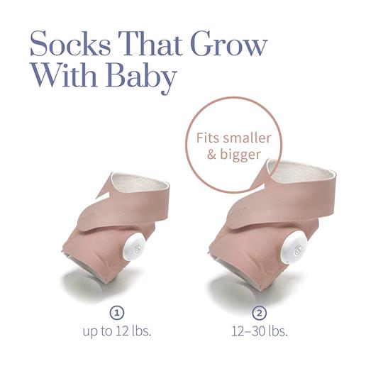 Owlet Dream Sock | Smart Baby Monitor | Dusty Rose