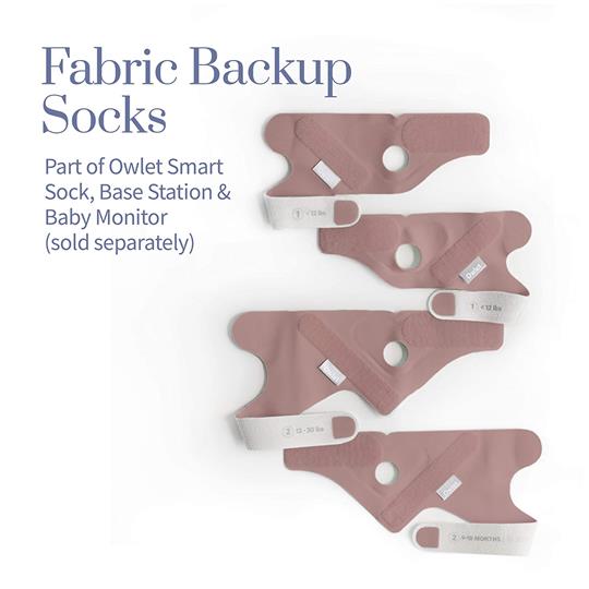Owlet Fabric Socks | Dusty Rose
