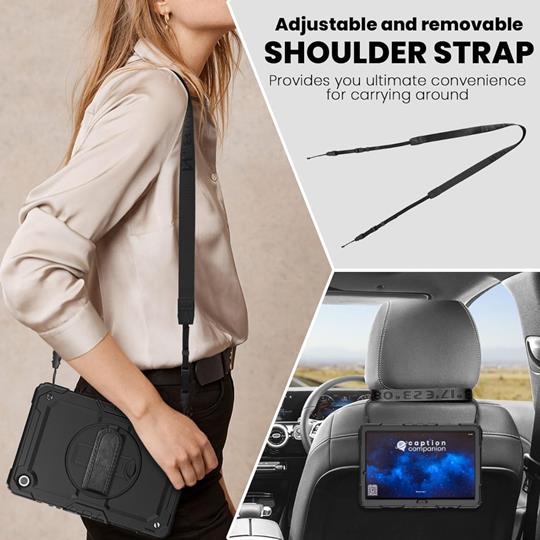 Caption Companion Protective Case with Rotatable Kickstand