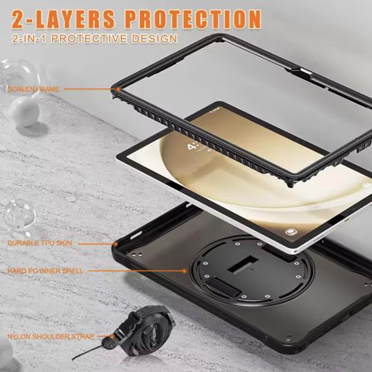 Caption Companion Protective Case with Rotatable Kickstand