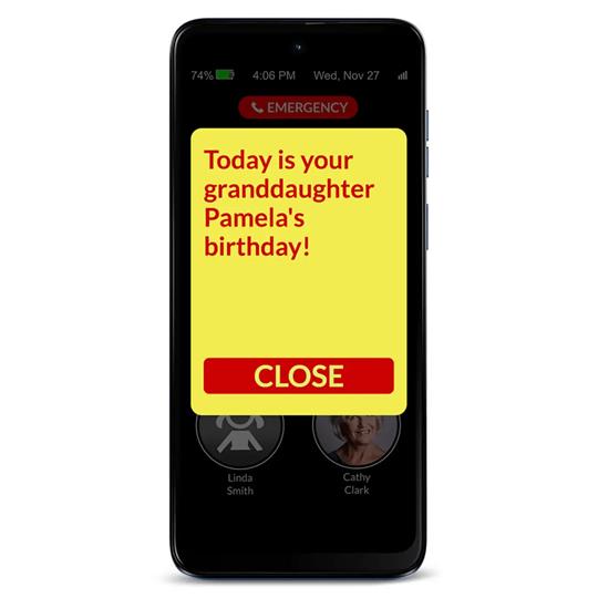 RAZ Memory Cell Phone for Seniors | Unlocked (Verizon, AT&T, T-Mobile compatible)