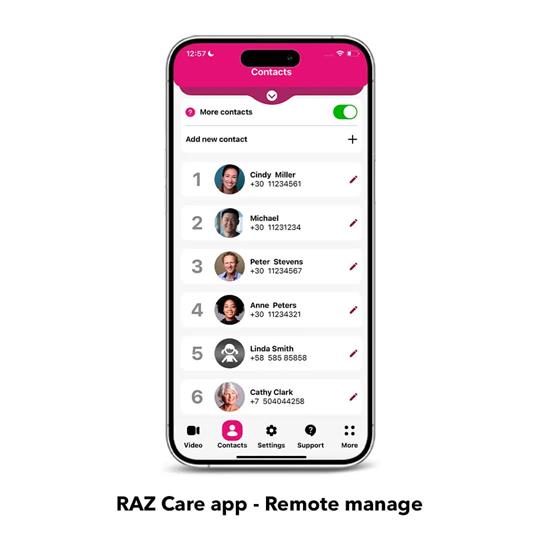 RAZ Memory Cell Phone for Seniors | Unlocked (Verizon, AT&T, T-Mobile compatible)