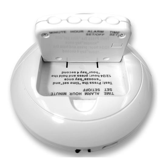 Sonic Alert Sonic Shaker SBP200 Vibrating Travel Alarm Clock | White